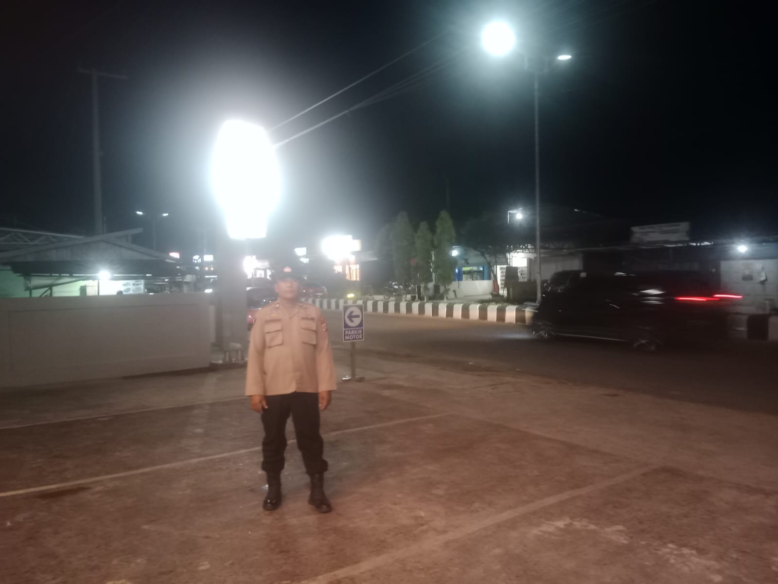 Personel Polsek melaksanakan Patroli di Wilkum Polsek Bulik