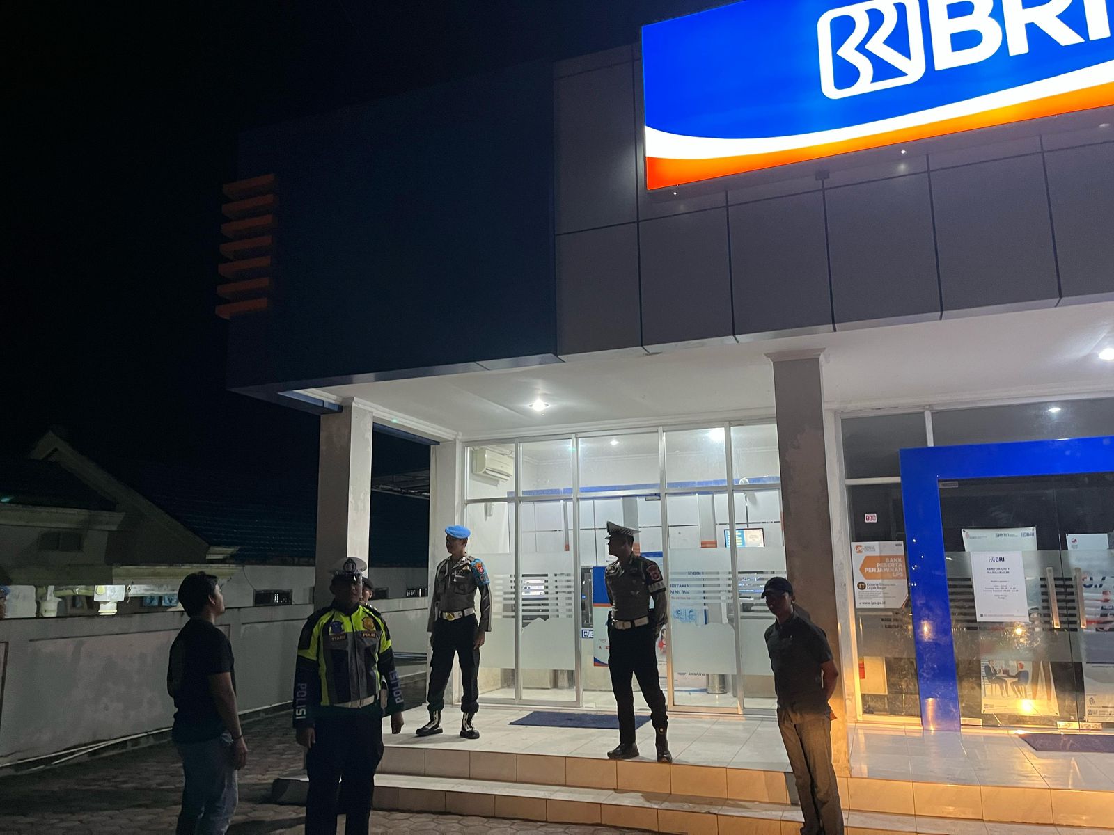 Piket Sat Lantas Patroli di Objek Vital diwilkum Polres Lamandau