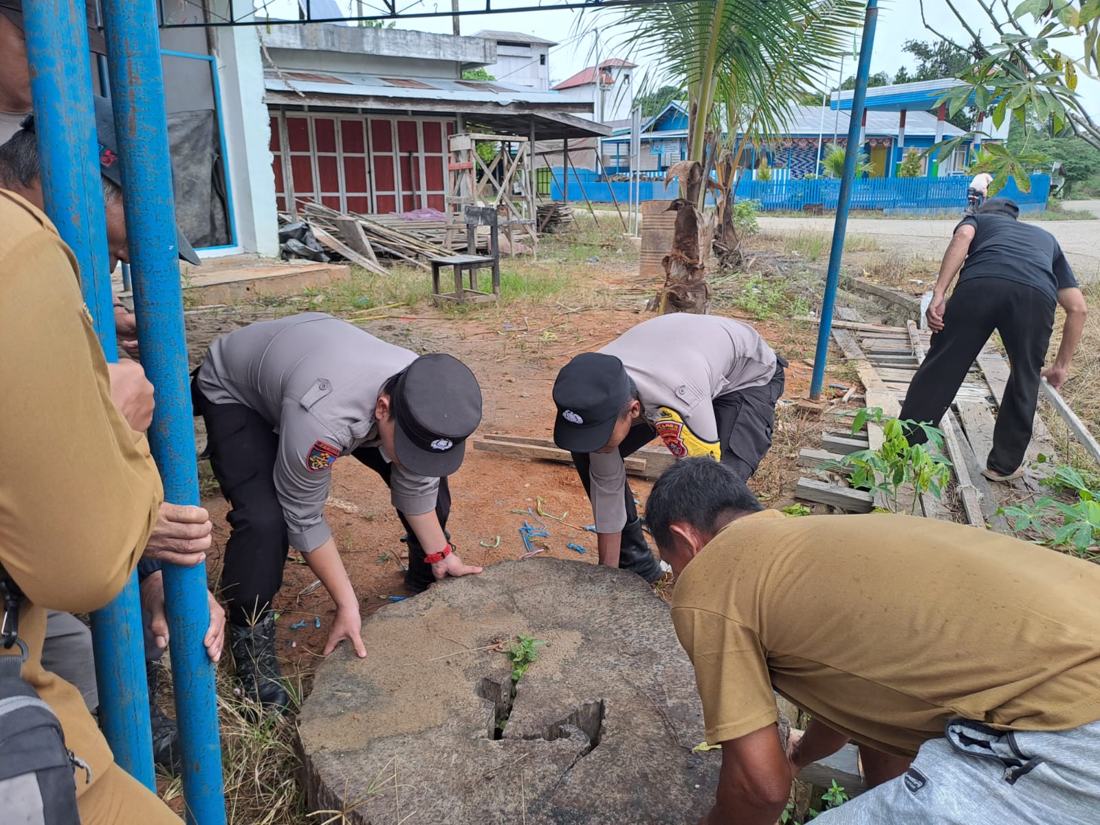 Jelang Akhir Pekan, Polsek Gunung Purei Tingkatkan Patroli Cegah Gangguan Kamtibmas