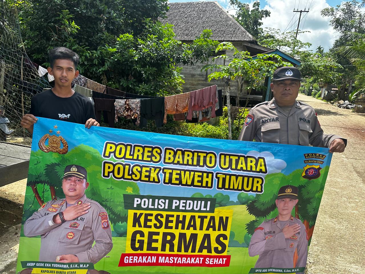 Polsek Teweh Timur Dorong Budaya Hidup Sehat Melalui Program Germas