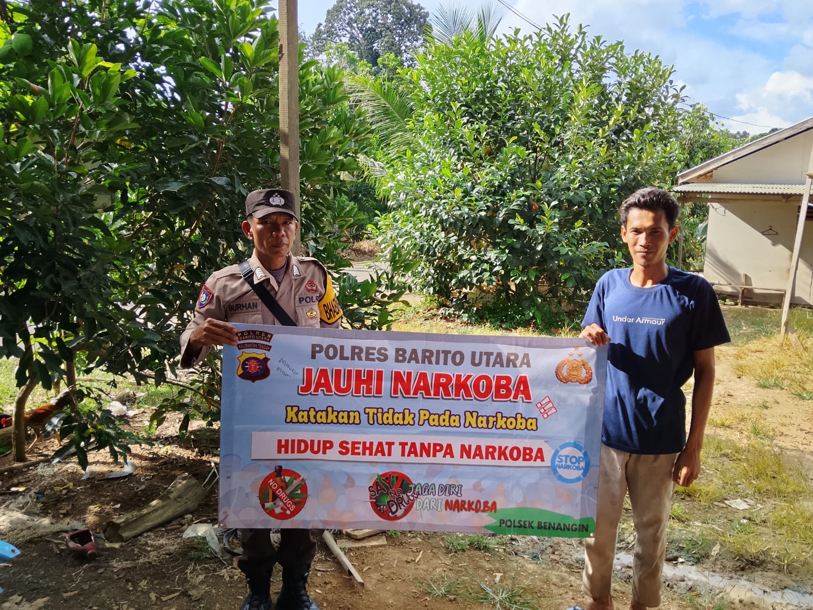 Polsek Teweh Timur Kampanyekan “Jauhi Narkoba”, Selamatkan Masa Depan Generasi Muda