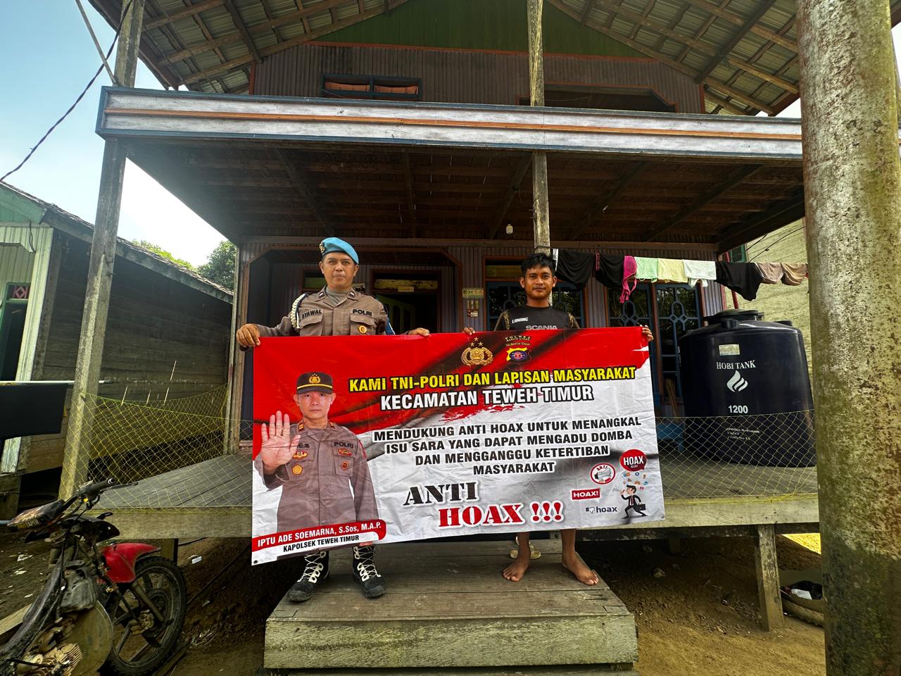 Polsek Teweh Timur Gencarkan Edukasi Anti Hoax untuk Jaga Kondusivitas Wilayah