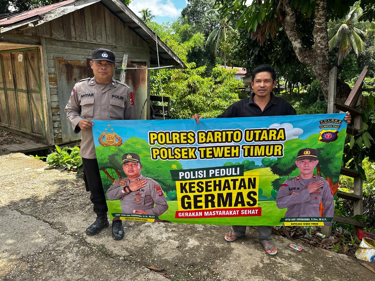 Polsek Teweh Timur Ajak Masyarakat Terapkan Germas demi Hidup Lebih Sehat