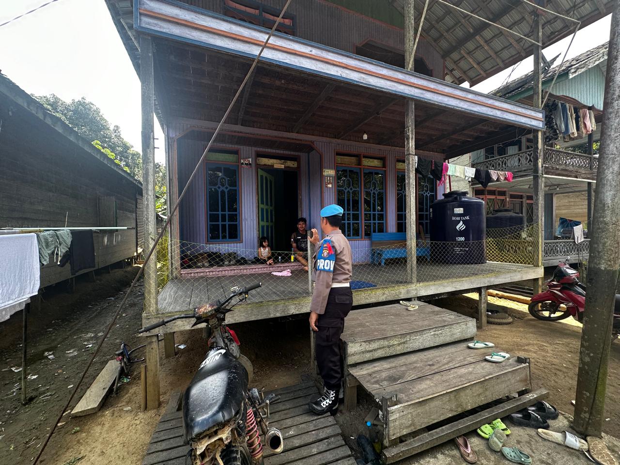 Patroli Siang, Polsek Teweh Timur Antisipasi Gangguan Kamtibmas di Jam Rawan