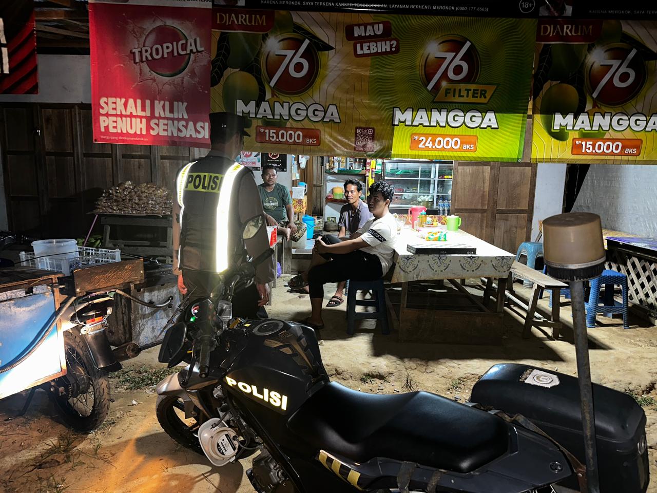 Patroli Malam, Polsek Teweh Timur Perkuat Pengamanan di Wilayah Hukum