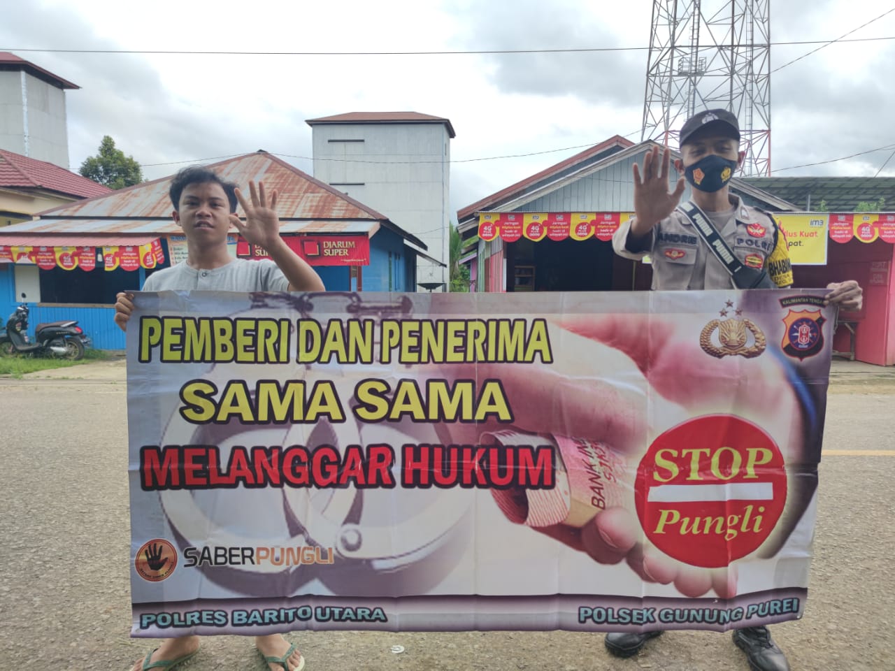 Polsek Gunung Purei Edukasi Perangkat Desa dan BPD tentang Bahaya Pungli