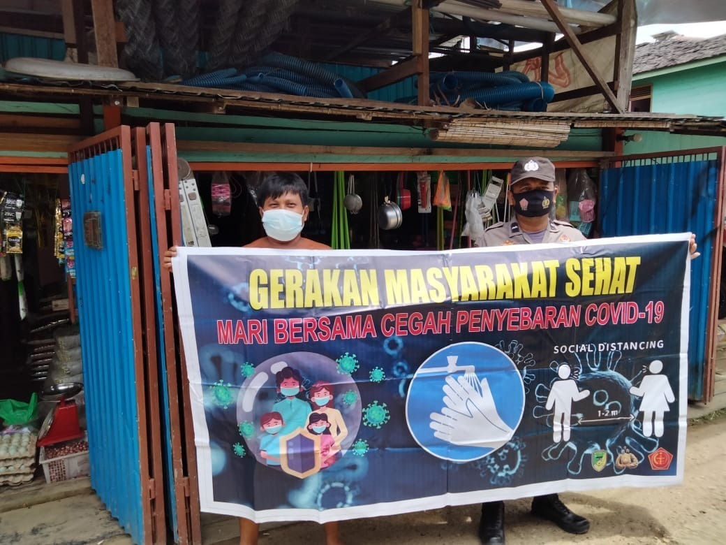 Polsek Gunung Purei Edukasi Pentingnya Konsumsi Makanan Bergizi