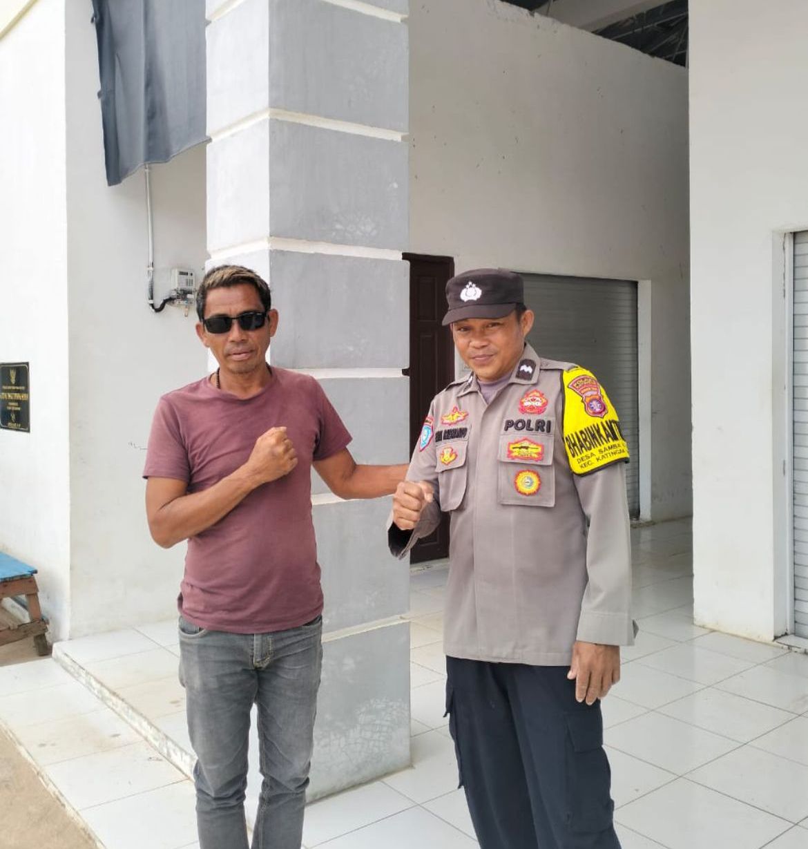 Polsek Katingan Tengah Sambang Kamtibmas