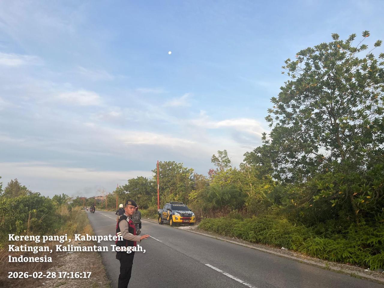 Sat Samapta Polres Katingan Gelar Patroli Antisipasi Balapan Liar Saat Buka Puasa.