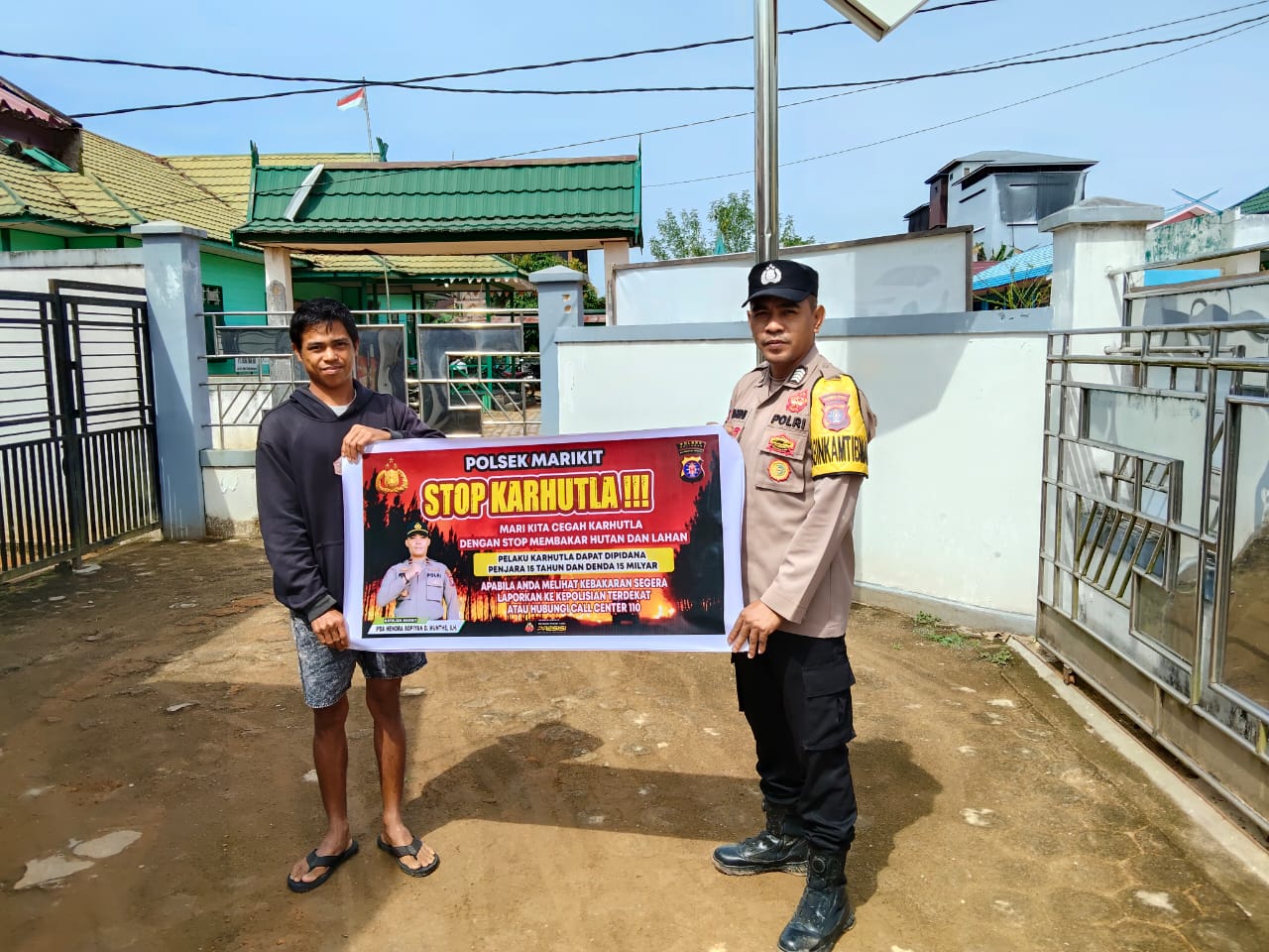 Rutin Sosialisasi Karhutla diwilayah Kec. Marikit, Kab. Katingan.