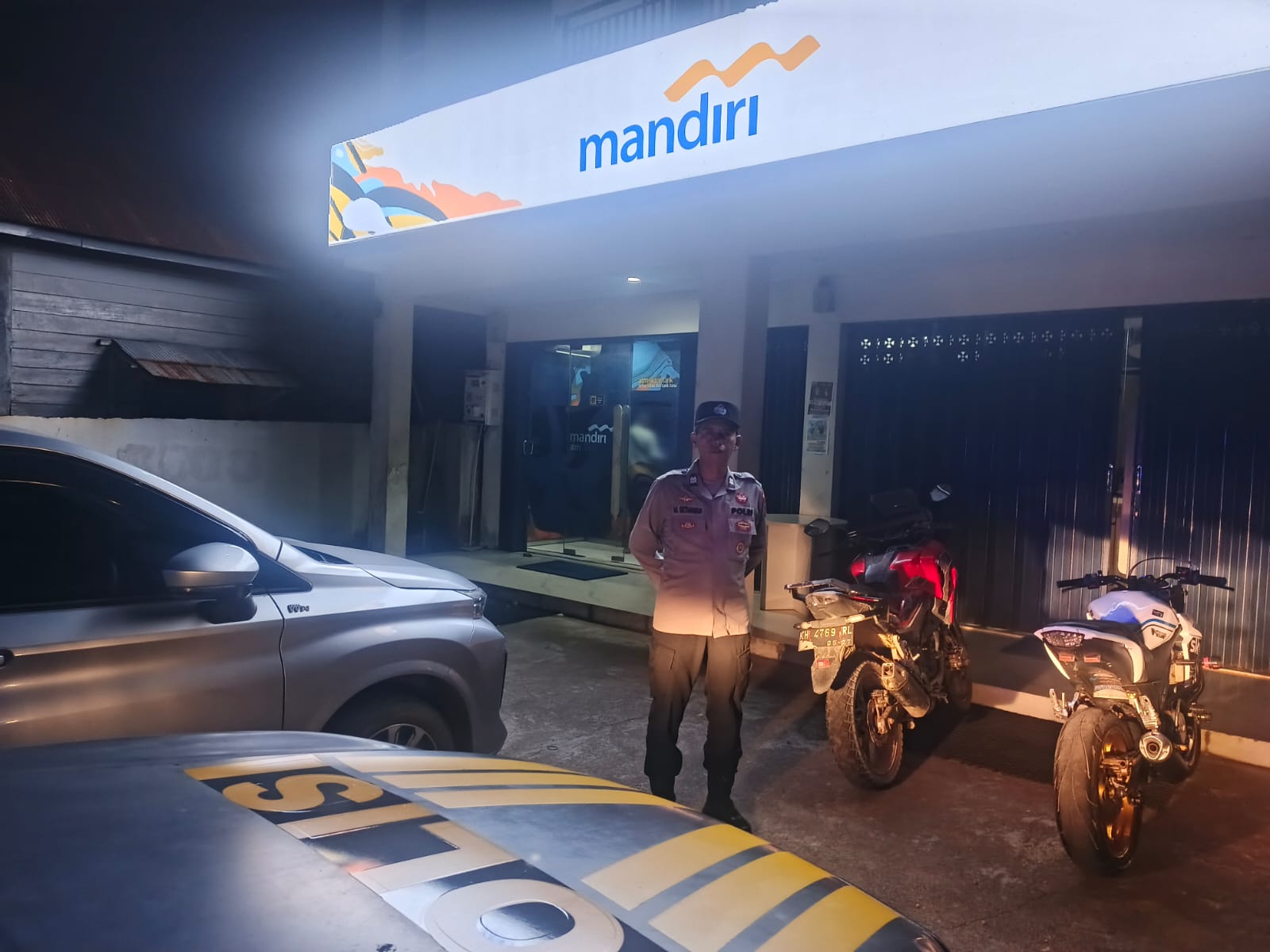 Polsek Bulik Patroli Obyek Vital dan Bank wilkum Polsek Bulik