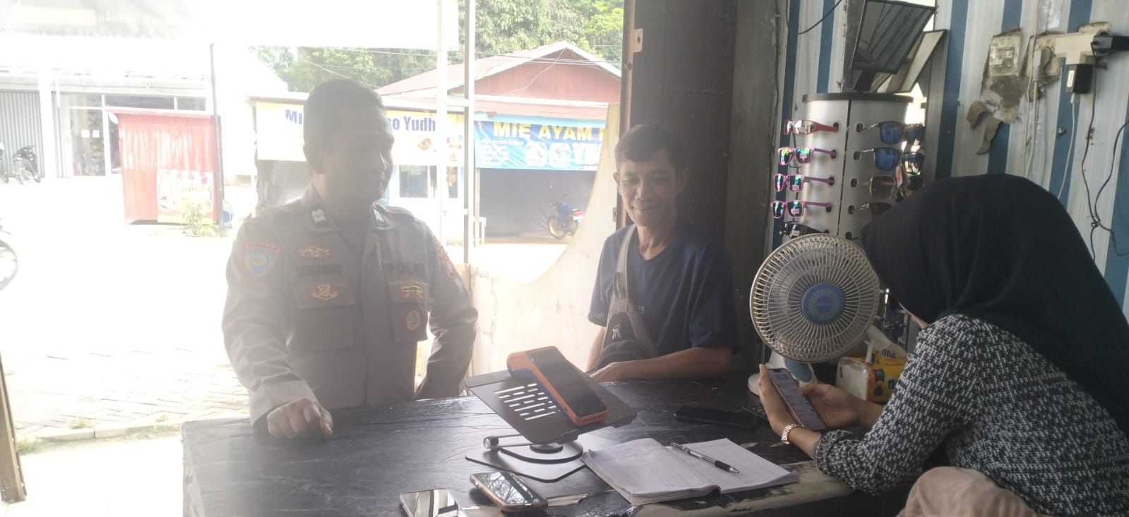 Polsek Katingan Tengah Sambang Kamtibmas