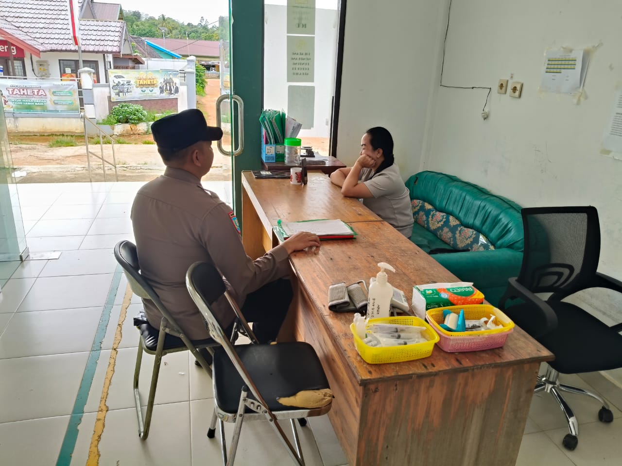 Personel Samapta Laksanakan Patroli Siang, Antisipasi Gangguan Kamtibmas.