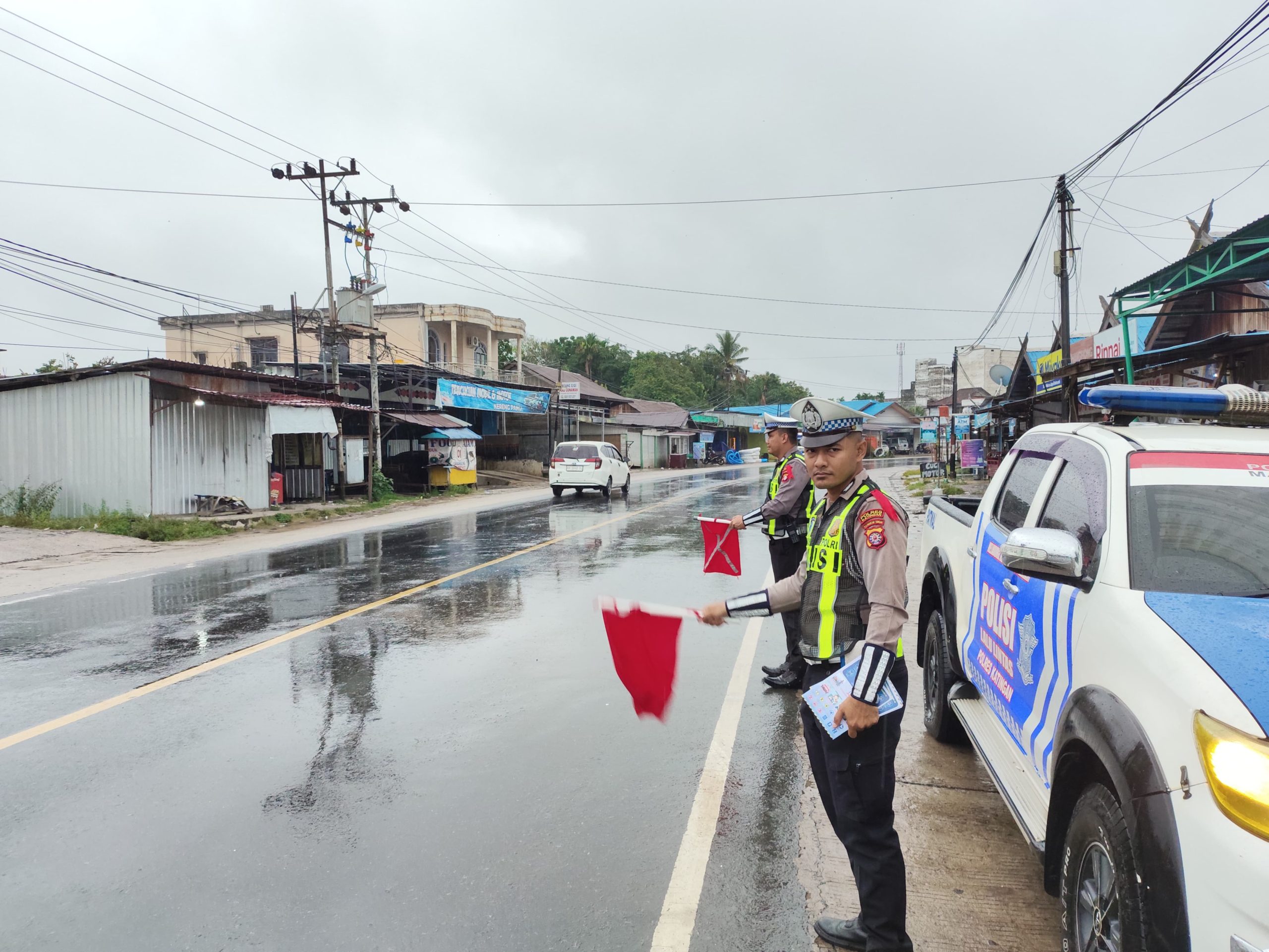 Antisipasi Laka Lantas, Satlantas Polres Katingan laksanakan patroli ke titik-titik lokasi rawan laka lantas.