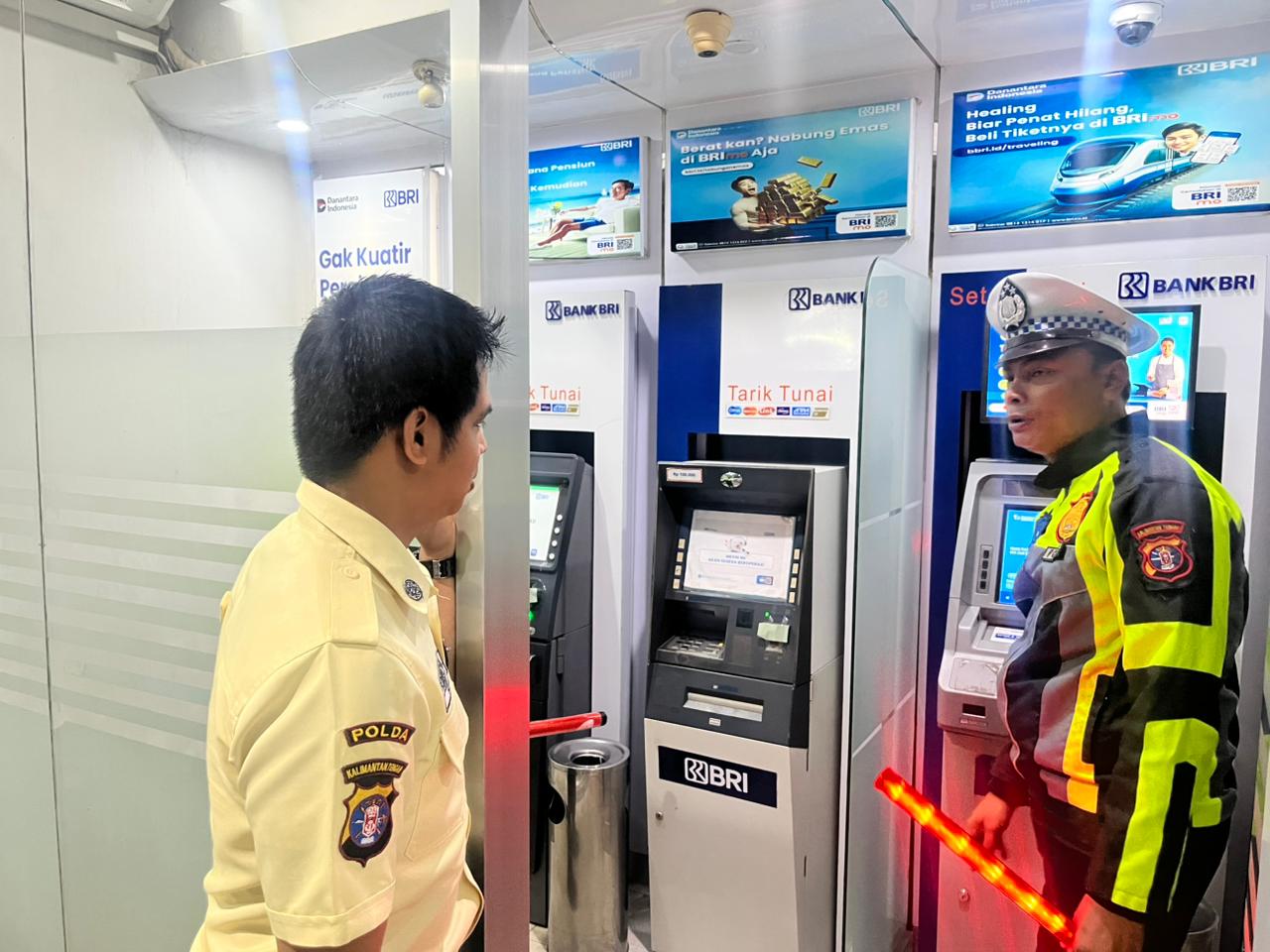 Satlantas Polres Katingan cek dan kontrol rutin Objek Vital Tiap harinya.