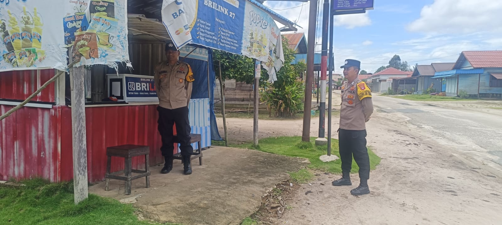 ‎Patroli Dialogis, Polsek Tewang Sangalang Garing dan Pulau Malan Sampaikan Imbauan Kepada Warga.