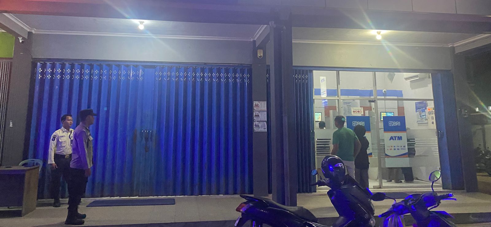 Cegah Gangguan Kamtibmas, Piket Polsek Bulik Patroli ATM
