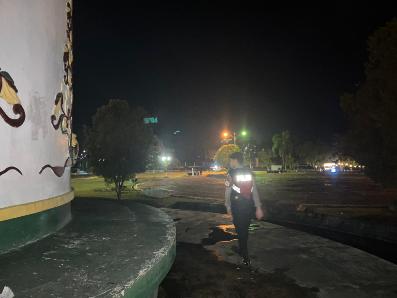 Wujudkan Kamtibmas Aman dan Kondusif, Sat Samapta Polres Lamandau Laksanakan Patroli Malam
