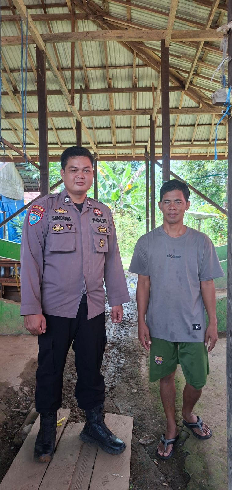 Lewat Sambang Bhabinkamtibmas Ajak Warga Wujudkan Kamtibmas Kondusif