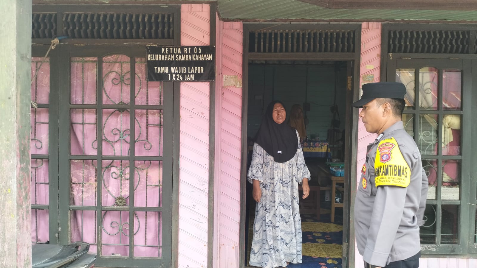 Polsek Katingan Tengah Sambang Kamtibmas