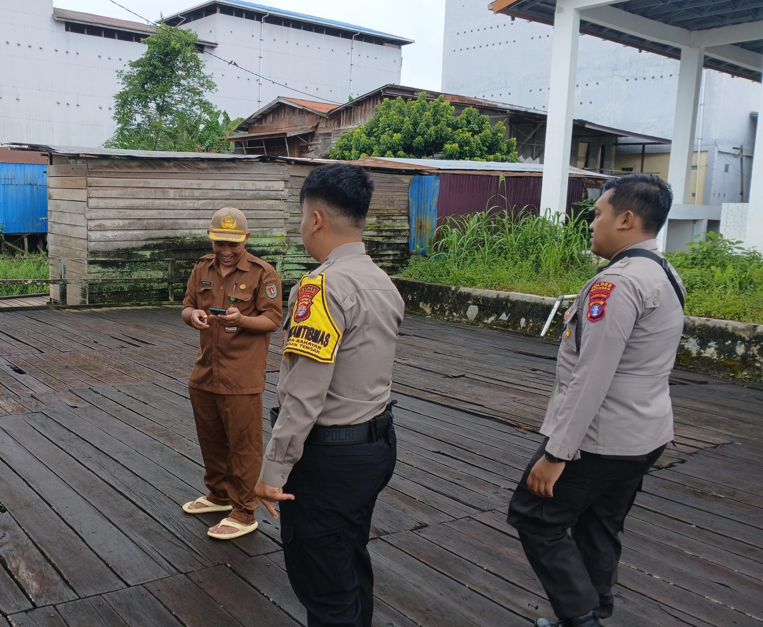 Polsek Katingan Tengah Sambang Kamtibmas
