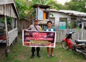 Cegah Kebakaran Hutan Dan Lahan, Bhabinkamtibmas Gencar Sosialisasi Ke Masyarakat