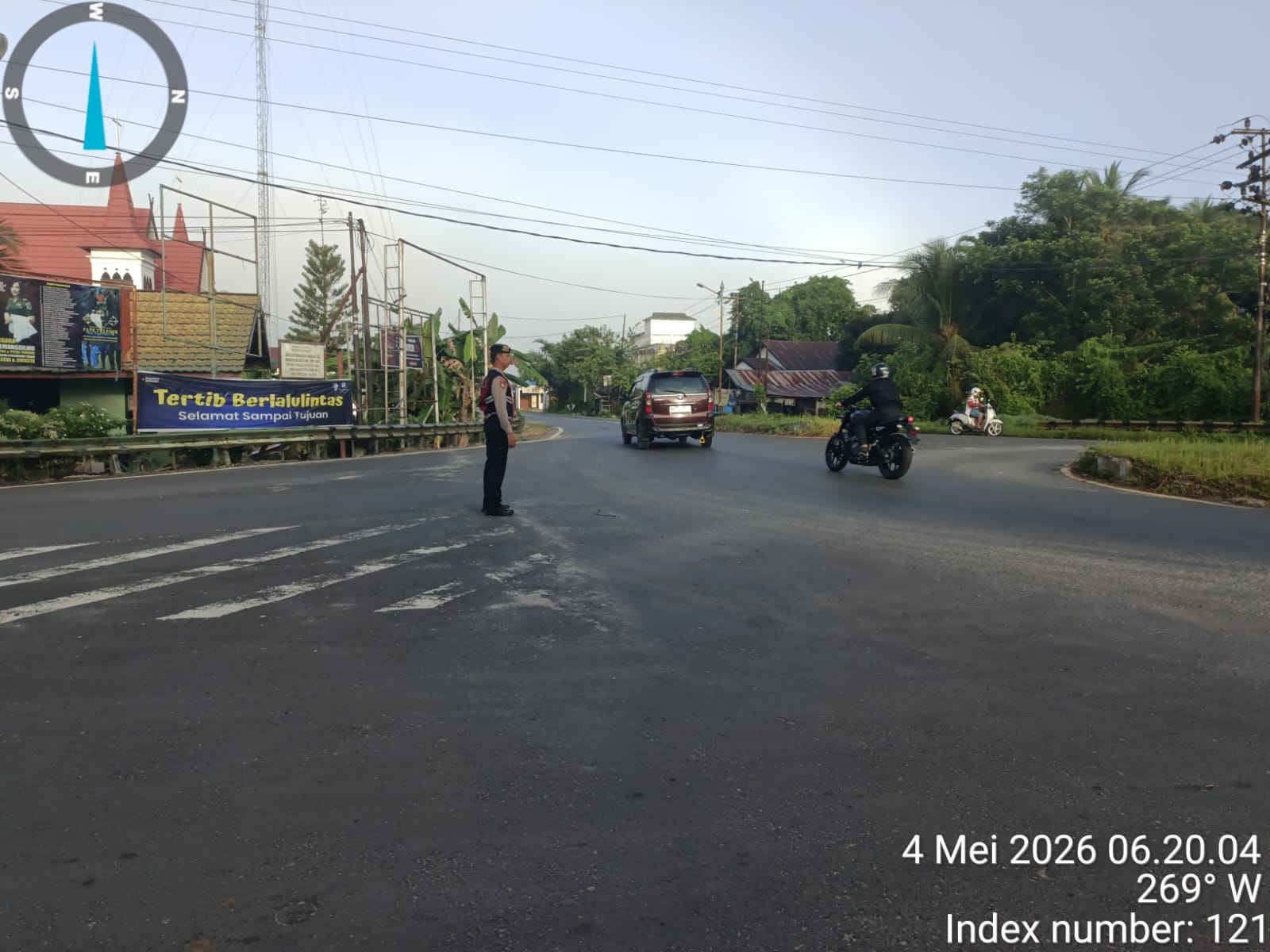 Sat Samapta Polres Katingan Laksanakan Gatur Pagi, Antisipasi Kemacetan dan Ciptakan Kamseltibcar Lantas.