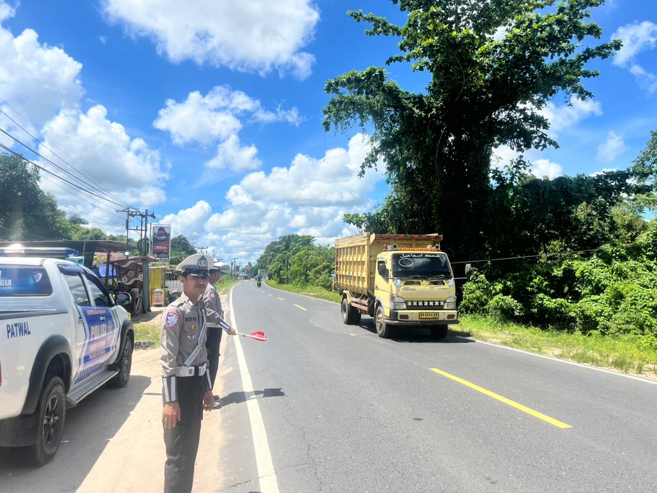 Antisipasi Laka Lantas, Satlantas Polres Katingan laksanakan patroli ke titik-titik lokasi rawan laka lantas.