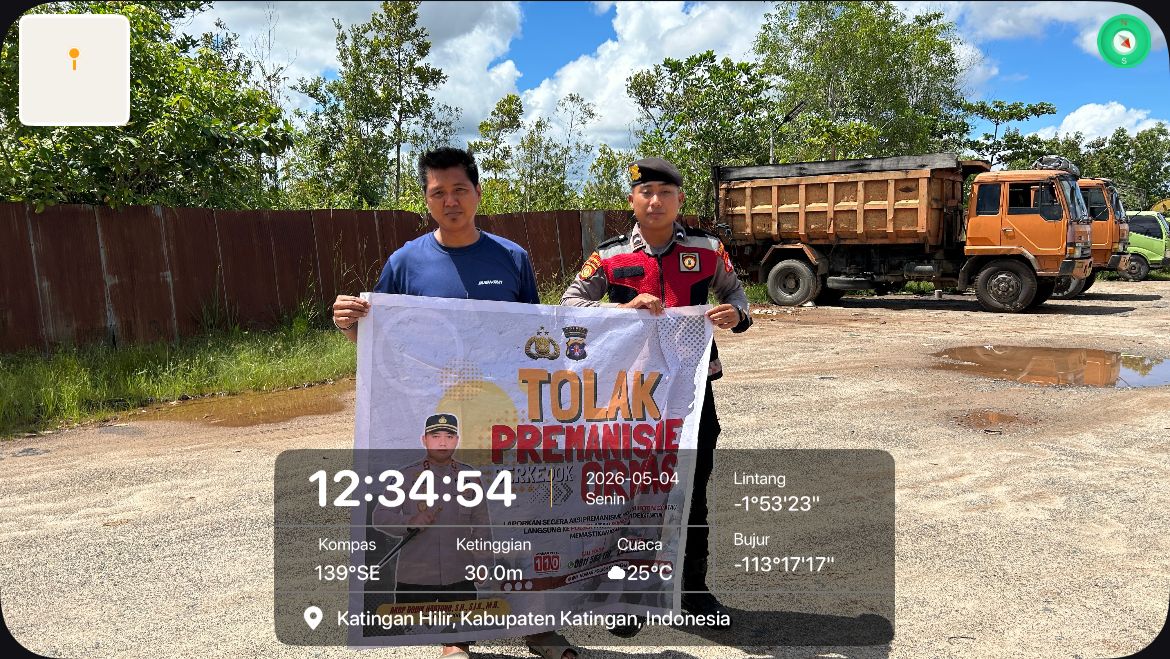 Personel Samapta Laksanakan Sosialisasi Tolak Premanisme di Lingkungan Masyarakat.