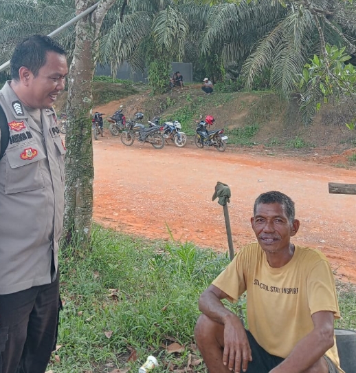 Polsek Katingan Tengah Sambang Kamtibmas