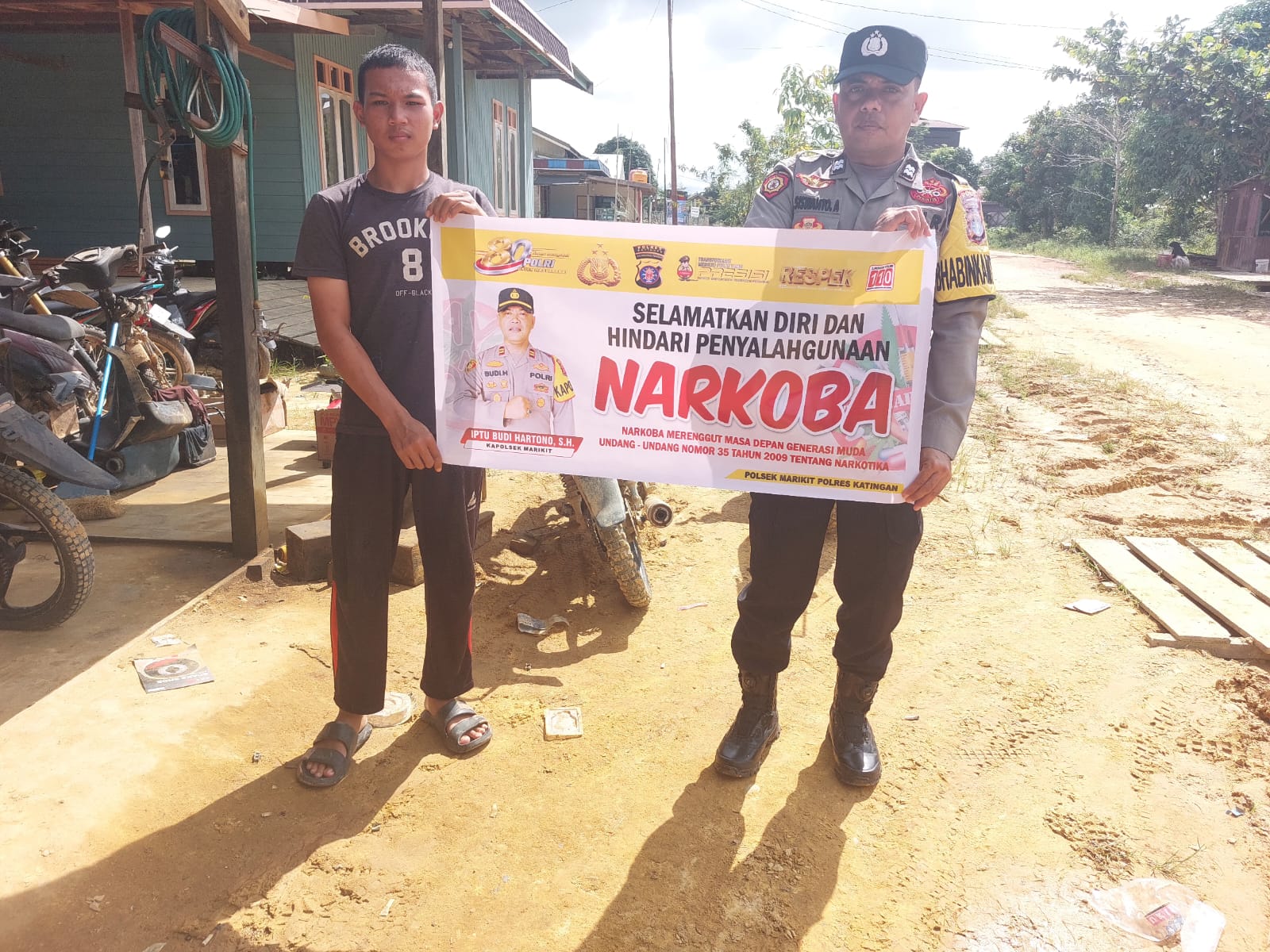 *PERANGI NARKOBA, POLSEK MARIKIT EDUKASI WARGA RANGAN SURAI TENTANG BAHAYA DAN SANKSI HUKUM*