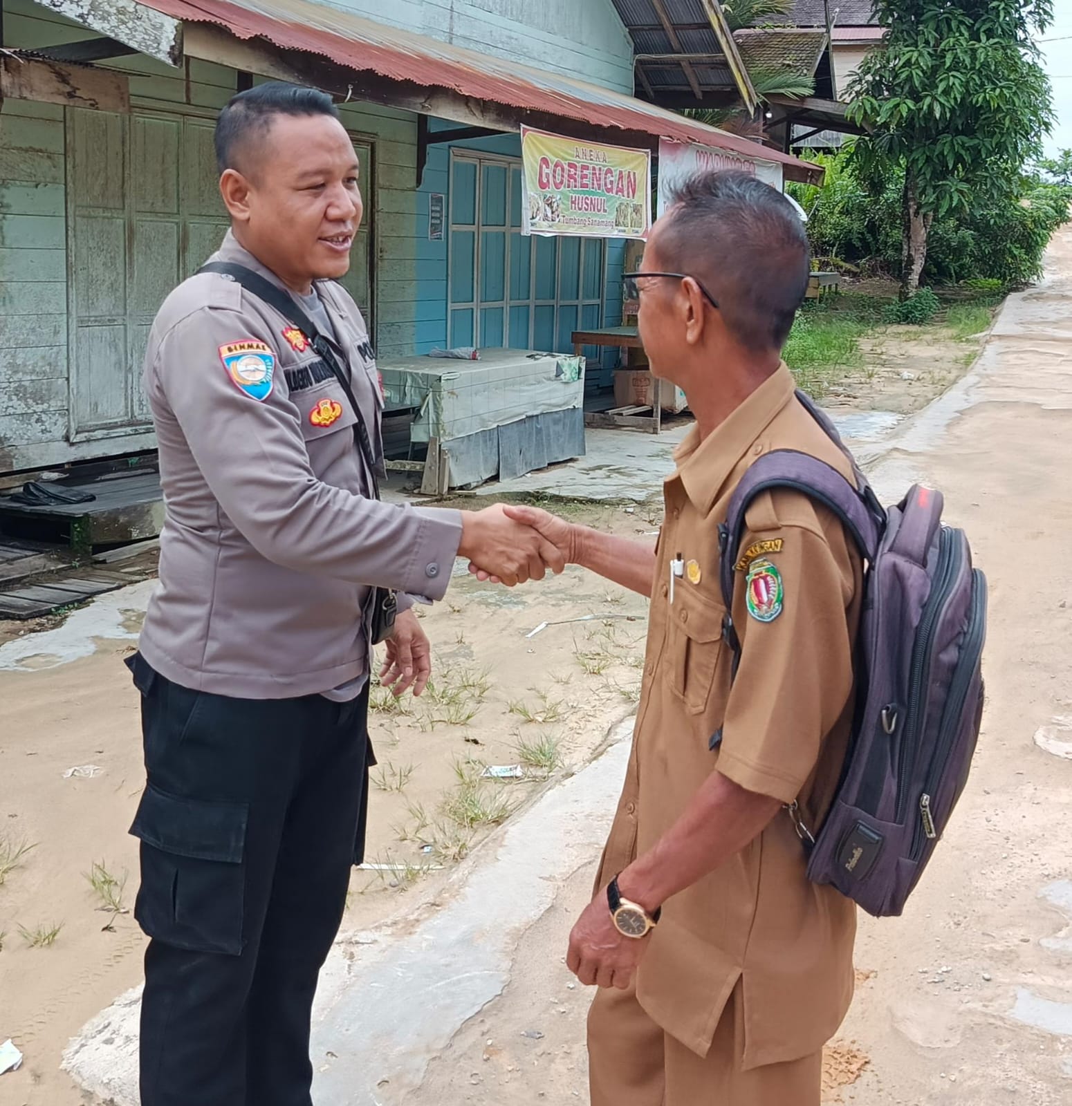 ‎Polsek Katingan Hulu sosialisasi Stop Karhutla.