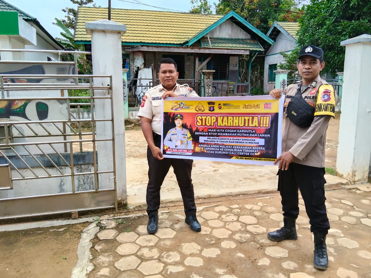 Karhutla Mengintai, Bhabinkamtibmas Perkuat Patroli dan Edukasi Warga