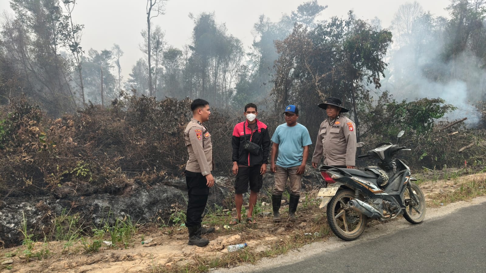 Polsek TWS Garing dan Pulau Malan Intensifkan Patroli Pencegahan Karhutla