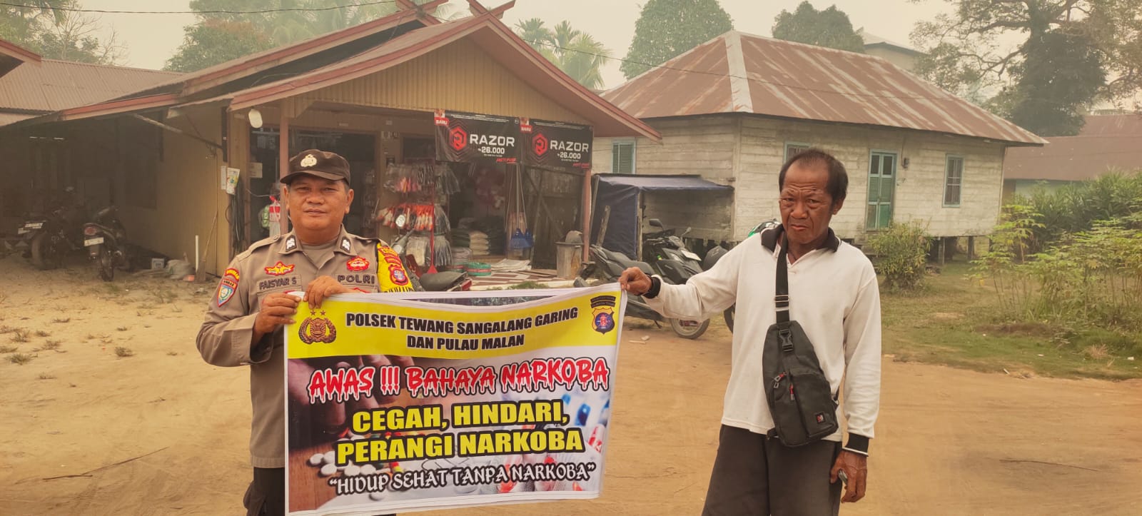 Kapolsek Tewang Sangalang Garing dan Pulau Malan Polres Katingan Polda Kalteng