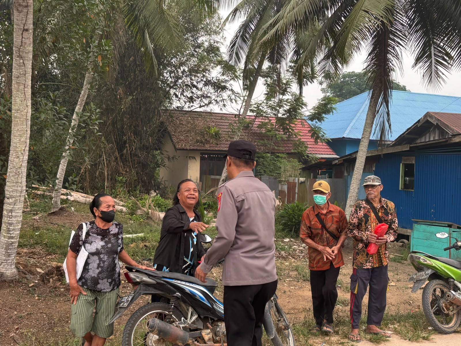 Polsek Katingan Tengah Sambang Kamtibmas
