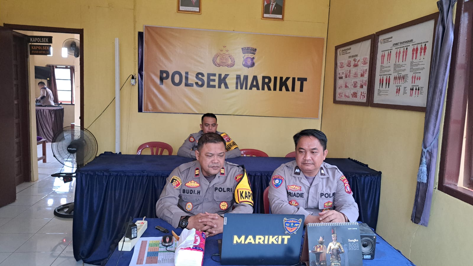 Dukung Bansos Tepat Sasaran, Polsek Marikit Ikuti Zoom Pengecekan dan Sosialisasi Perlinsos Digital dari Waka Posko Presisi