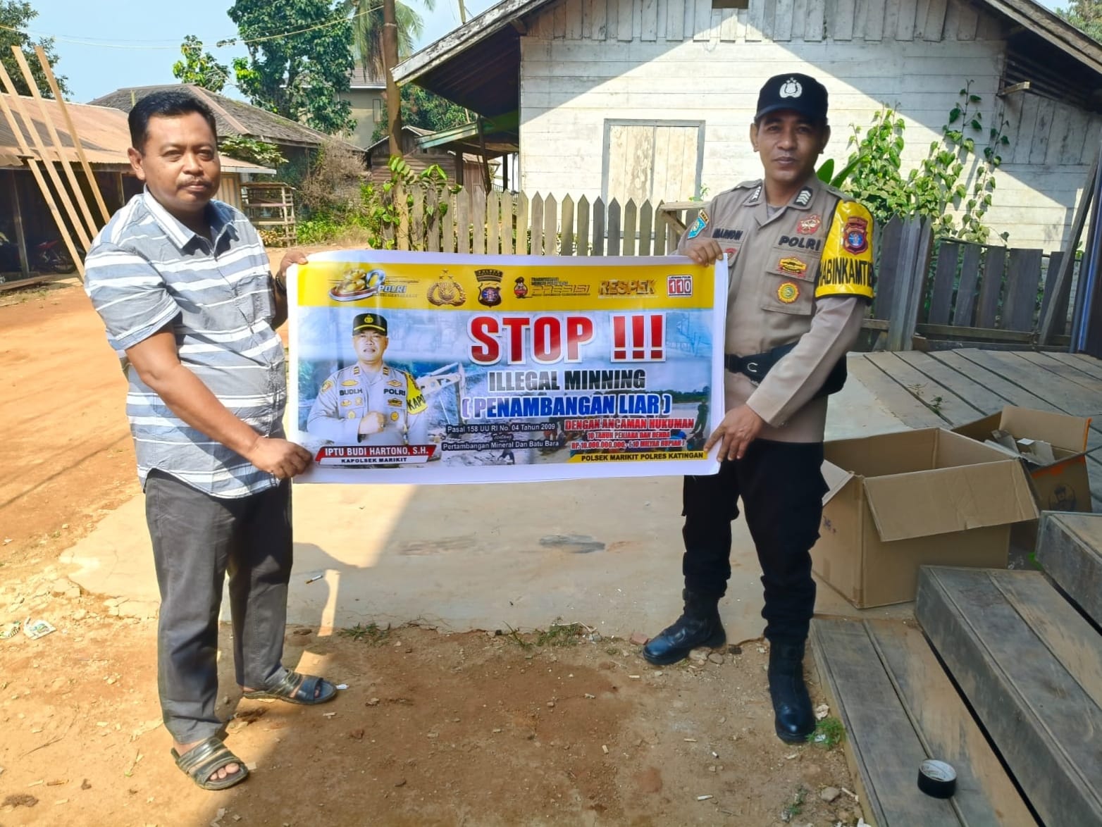 Polsek Marikit Soroti Dampak Tambang Ilegal: Rugikan Warga, Lingkungan, dan Negara