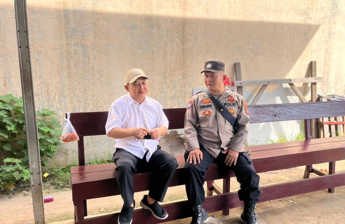 Polsek Katingan Tengah Sambang Kamtibmas
