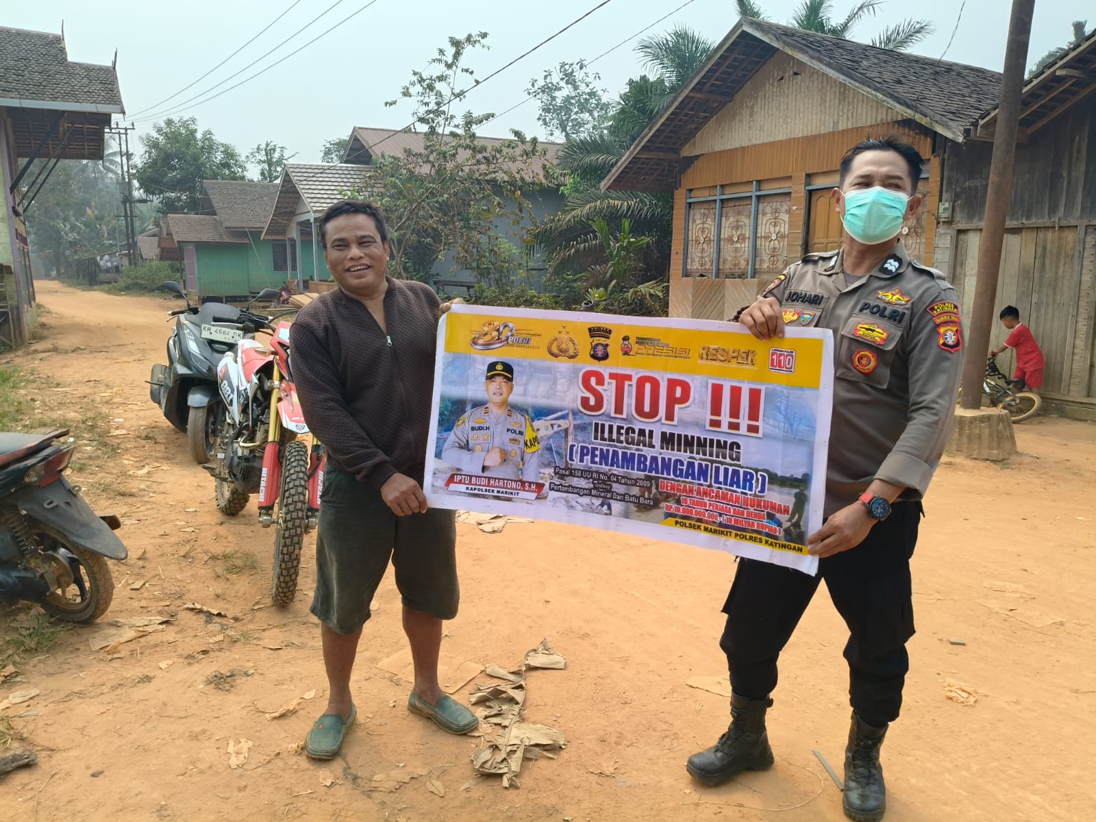 Police Goes To Community: Edukasi Anti Illegal Mining