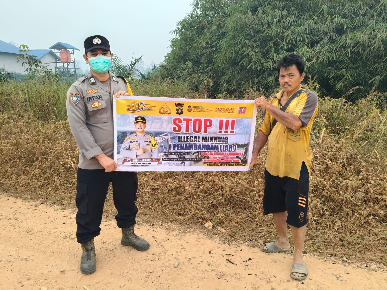 Police Goes To Community: Edukasi Anti Illegal Mining