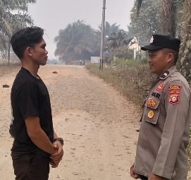 Polsek Katingan Tengah Sambang Kamtibmas